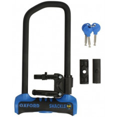 Antifurt Bicicleta Oxford Shackle14 Pro U-Lock 320mm x 177mm Otel Negru / Albastru LK322