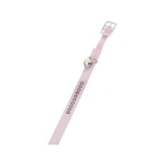 ZGARDA PENTRU PISICI FLAMINGO MONTE CARLO PINK CU CLOPOTEL STRASURI 30CMx10MM