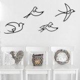 Cumpara ieftin Tablou metalic Hope Negru 30x16.5 cm