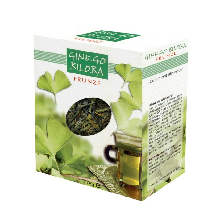 GINKO BILOBA FRUNZE 75GR