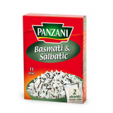 Orez Basmati &amp; Salbatic Panzani, 250 g, Orez Panzani, Orez pentru Gatit, Orez Alb, Orez Salbatic &amp; Basmati