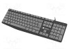 Tastatură NATEC USB A neagră și gri, slim, cu cablu 1,8m, US layout