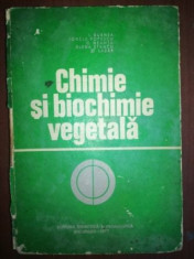 Chimie si biochimie vegetala- I. Burnea, I. Popescu foto