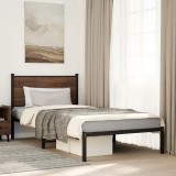 VidaXL Cadru pat metalic fără saltea, stejar maro, 100x200 cm 4007760