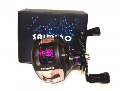 Mulineta Spinning FB-120L SMOKE(PINK), Tambur metalic foto