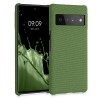 Husa Kwmobile pentru Google Pixel 6 Pro, Textil, Verde, 57796.07, Carcasa