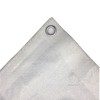 Prelată de protecție 6x12m, 180g/m&sup2;, Albă, Impermeabilă și Rezistentă