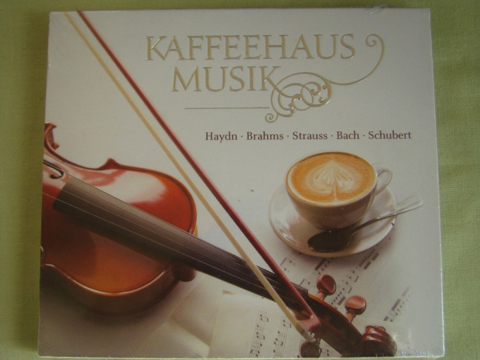 KAFFEEHAUS MUSIK - Haydn / Brahms / Strauss / Bach - C D Original NOU Sigilat