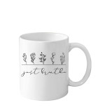 Cana din ceramica haioasa, cu mesaj inspirational/motivational, alba, 330 ml