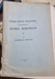 Publicații Franceze Istoria Rom&acirc;nilor II, Hortensia Georgescu, 1939, Extras Anuar Institut Istorie Națională Cluj, Carte Veche