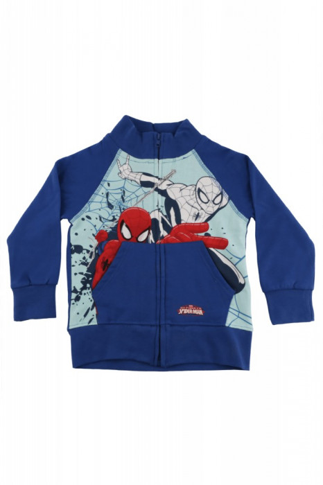 Hanorac Spider Man Marvel, bumbac, Multicolor, pentru baieti