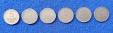 Moneda Set 6 bucati Republica Populara Romana - 5 Bani 1952 - 1957