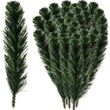 Crengute decorative artificiale verzi 21 cm, set 40 buc Ruhhy
