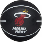Mingi de baschet Wilson NBA Dribbler Miami Heat Mini Ball WTB1100PDQMIA negru