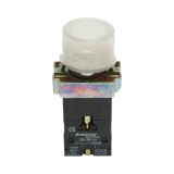 Lampa de semnalizare alba 220V IP65 cu contact 1NO LAY5 Breckner