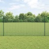 VidaXL &Icirc;ngrădire cu st&acirc;lpi Verde 1.2 x 50 m Oțel