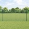vidaXL &Icirc;ngrădire cu st&acirc;lpi Verde 1.2 x 50 m Oțel