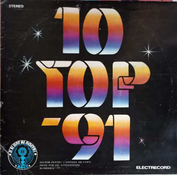 Disc vinil, LP. 10 TOP &#039;91-COLABORATORI