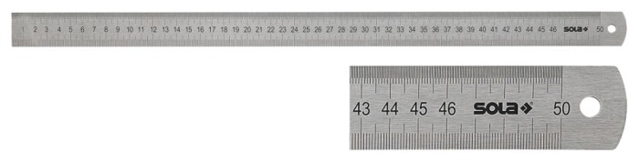 Rigla din otel LSB 300 mm SOLA 56104201 HardWork ToolsRange