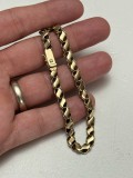 BRATARA AUR 14K - Grecia - Unisex - Vintage - 10.1g. - Doar 295lei/gr. !, 14 carate, Galben