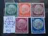 1933-Partial set-Hindenburg-Wz4-MNH+MH, Nestampilat