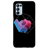 Husa compatibila cu Oppo A52 model Smoke Cube, Silicon, TPU, Viceversa, Transparent, Carcasa
