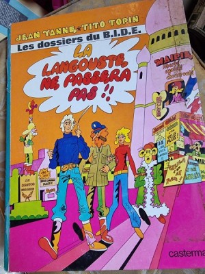 La Langouste ne Passera Pas - Jean Yanne, Tito Topin carte cu benzi desenate foto