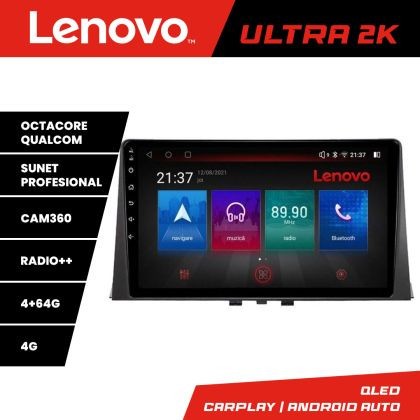 Navigatie Citroen Berlingo 2019-2021 Lenovo Kit-berlingo18 8 core QLED Qualcomm 4+64 360 Android Waze USB Navigatie Internet Youtube Radio v1 CarStore