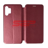 Husa Flip Cover Samsung Galaxy A13 5G Wine, Protectie Premium