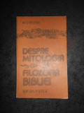 M. S. BELENKI - DESPRE MITOLOGIA SI FILOZOFIA BIBLIEI