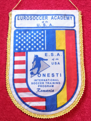 Fanion fotbal - Eurosoccer Academy USA-ROMANIA Program de training Onesti foto
