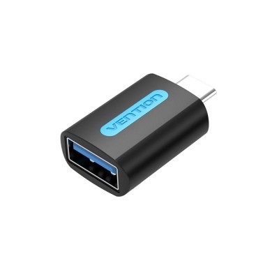 Adator Type-C la USB 3.0, OTG, 5Gbps, Vention, CDUB0, negru foto