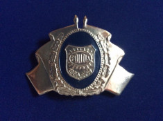 INSIGNA - CUC / CASCHETA / EMBLEMA - MINISTERUL AFECERILOR INTERNE - POLITIE foto