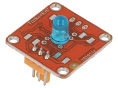 Modul Extensie 3pin LED Albastră 5mm Prototip