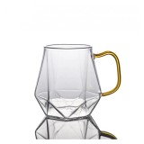 Cana din sticla Borosilicata DIAMOND, 300 ml, 9.5x9 cm