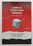 LIMBA SI LITERATURA ROMANA , GHID COMPLET PENTRU BACALAUREAT , MATERIA STRUCTURATA , CLASELE 9-12 , ESEURI , EXERCITII ..PROFIL UMAN , 2024
