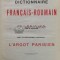 Dictionnaire francais-roumain (1914) - 1914 - Constantin Saineanu ($B99)