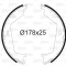 VALEO 564201 Set saboti frana, frana de mana
