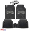 Covorașe Universale Tip Tăviță TEAMCAR&reg; Audi A4 B6 Variant (2000&ndash;2004), Set 5 Bucăți, Silver, Cauciuc, Oem