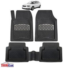 Covorașe Universale Tip Tăviță TEAMCAR&reg; Audi A4 B6 Variant (2000&ndash;2004), Set 5 Bucăți, Silver