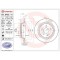Set disc frana Mercedes Viano (W639) 09.03-, Vito / Mixto Box (W639) 08.03-, Vito Bus (W639) 09.03-, Spate, 296X10mm, plin, BREMBO