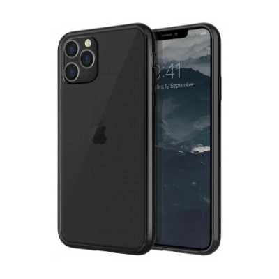 Husa Cover TPU Uniq LifePro Xtreme Antisoc Glitter pentru iPhone 11 Pro UNIQ-IP5.8HYB(2019)-LPRXBLK Negru foto