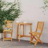 Gossi set de 2 scaune pliabile de gradina 36x46x85 cm lemn masiv de acacia