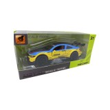 Macheta metal replica Bmw M3 Competition albastru galben scara 1:38