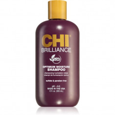 CHI Brilliance Optimum Moisture Shampoo sampon hidratant pentru un par stralucitor si catifelat 355 ml