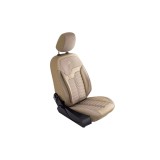 Set Huse Scaune Auto pentru Volkswagen Passat CC - Panda Londra, cu fermoare pentru bancheta rabatabila, bej, 11 piese