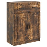 vidaXL Bufet cu sertar Stejar fumuriu 66 x 34,5 x 87 cm Lemn prelucrat 895790