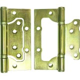 Balama cu inchidere/deschidere completa la 180 grade, zincata, galbena, 100 mm, set 2 buc, Dsh, 172069