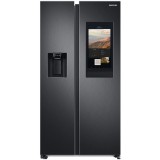 Side by Side Samsung RS6HA8891B1/EF, 614 l, Family Hub, SmartThings, Full No Frost, Twin Cooling Plus, Conversie Smart 5 in 1, WiFi, Dozator de apa/gh