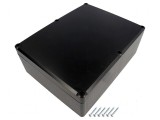 Carcasă universală polistiren neagră 174mm x 224mm x 80mm